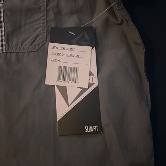 gray button up shirt, got it one year for Christmas but it not really my style - Picture 3 of 4